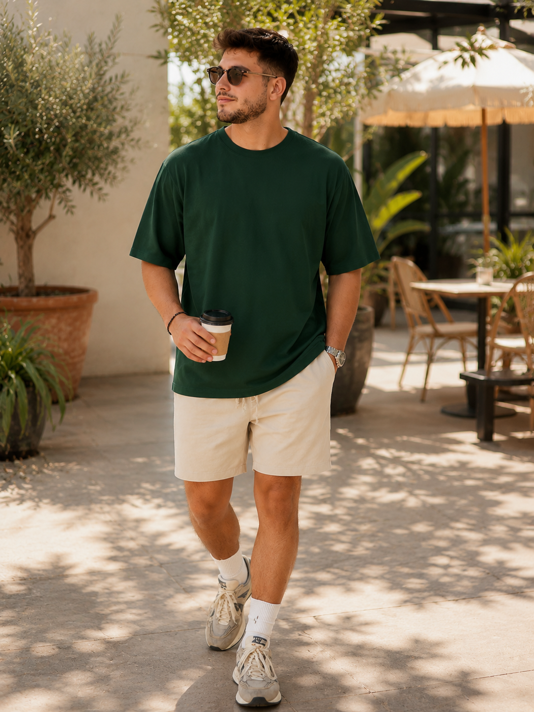 Essential Tee in Olive