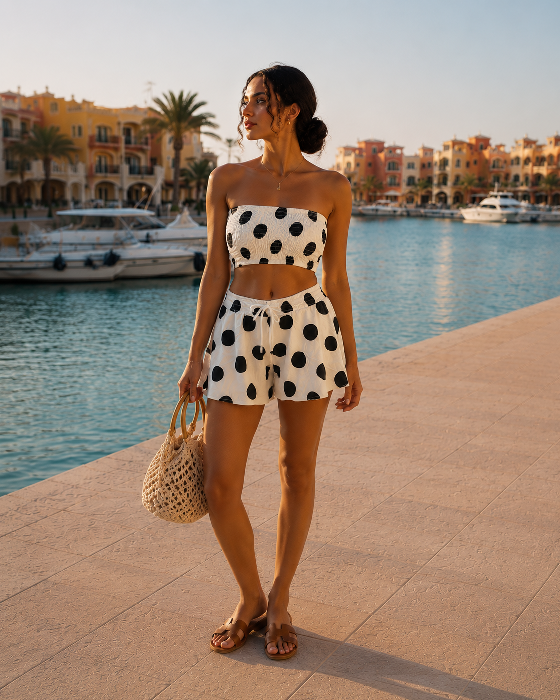 The Polka Set — White