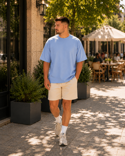 Essential Tee in Baby Blue