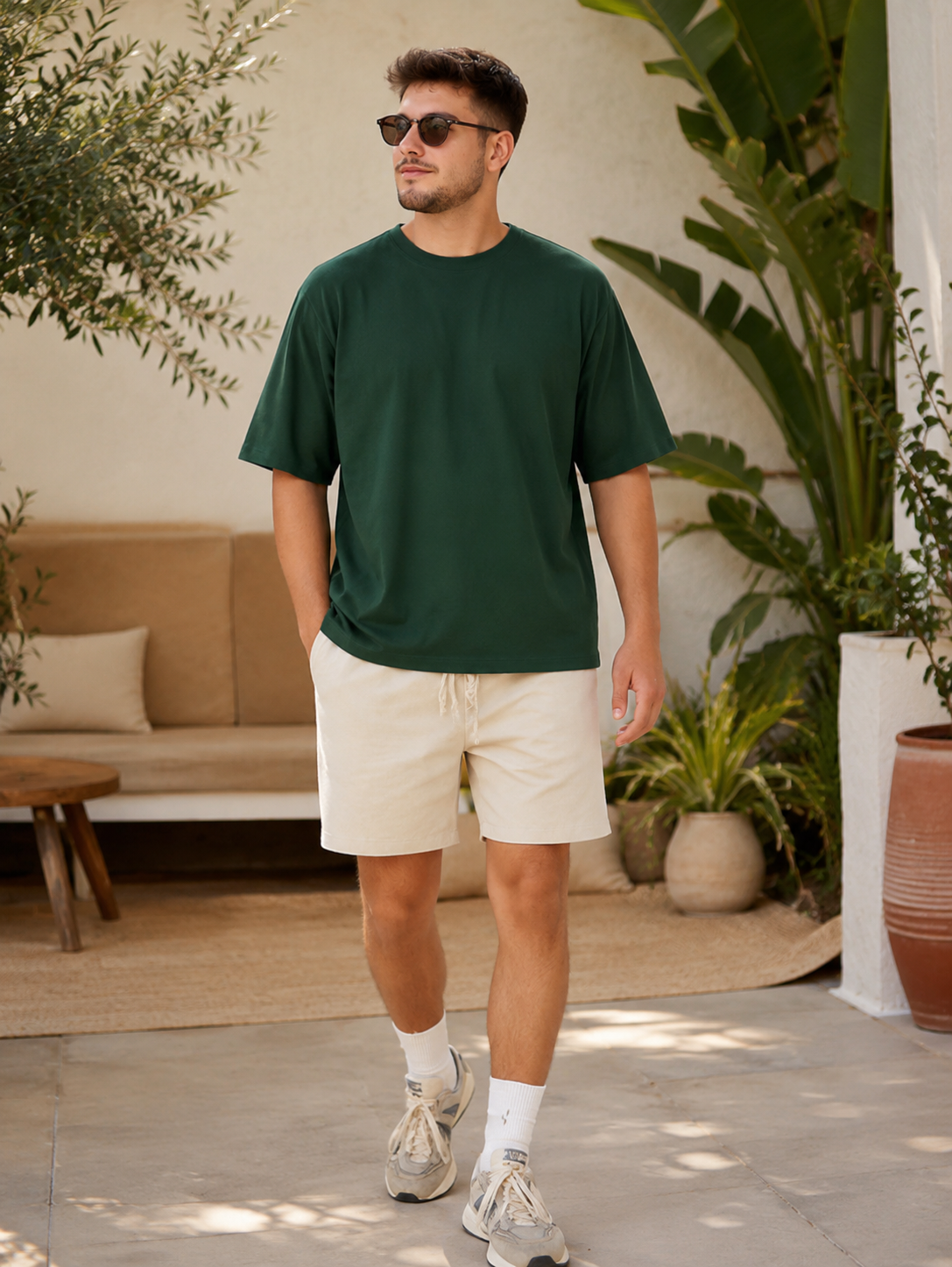 Essential Tee in Olive