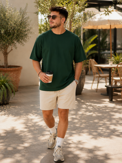 Essential Tee in Olive