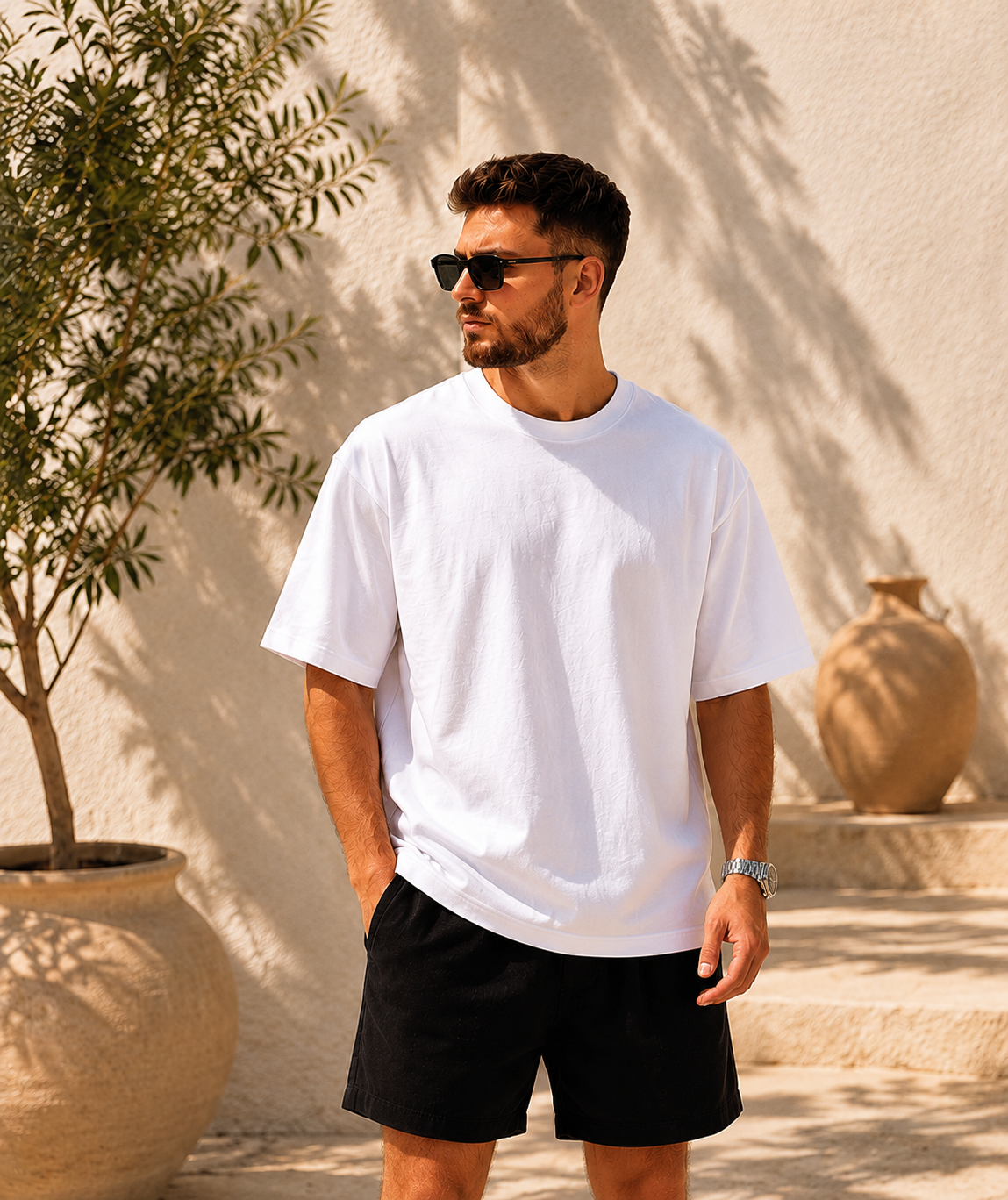 Essential Tee in White